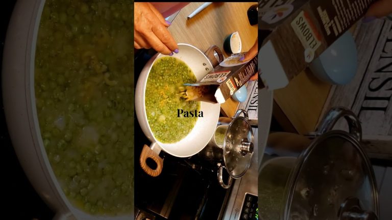 Quick & Easy Pasta & Peas For Dinner Or Side #cooking #recipe