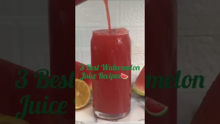 3 Best Watermelon Juice Recipes. #Shorts #ViralShorts #Juice #Watermelon