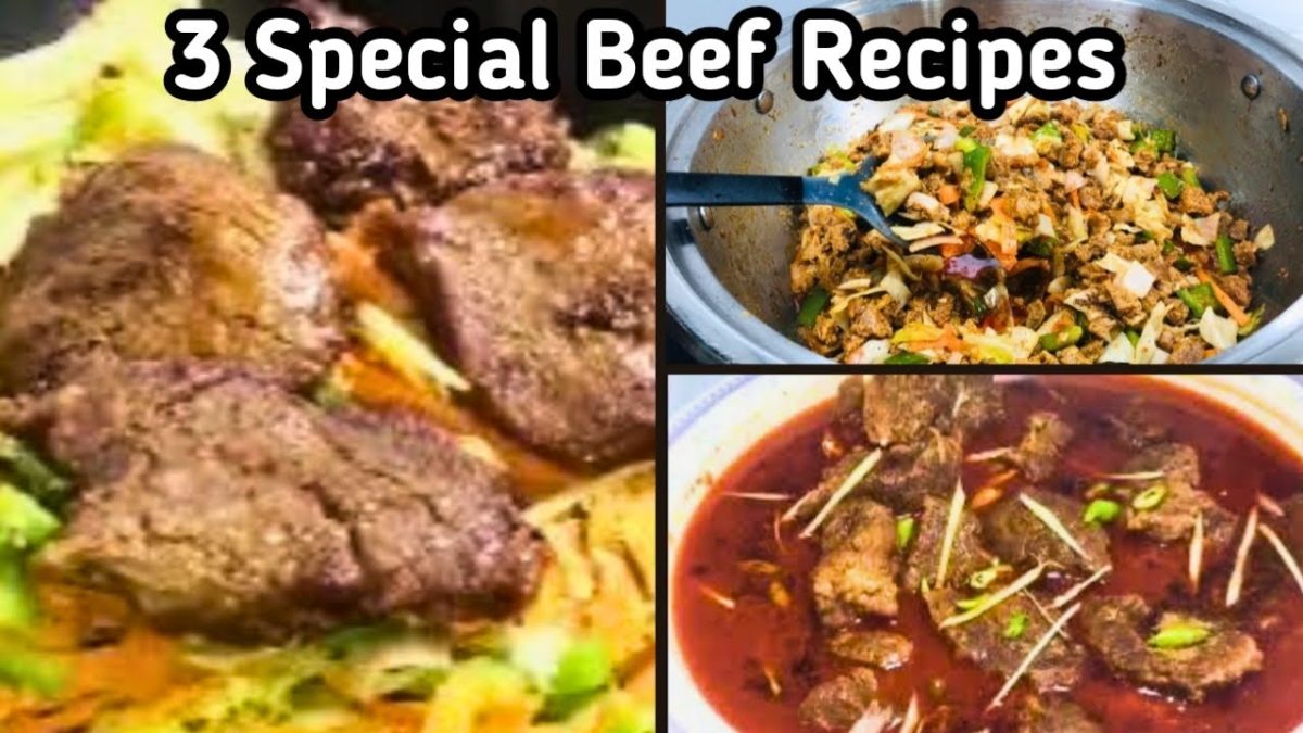 Bakra Eid Special 3 Beef Recipes | Beef Chaap Recipe | Beef Steak Recipe | Beef Bong Recipe