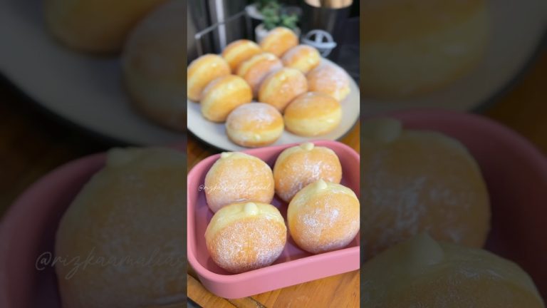 Resep Donat Bomboloni Creamcheese KW Enak Lembut Empuk Wangi Creamy
