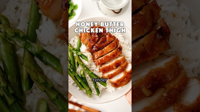 You’ve gotta try this crispy sticky chicken thighs.