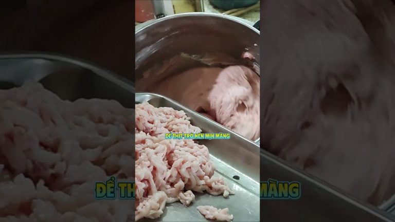 Bước Xay Giò – Giữ Hương Vị Cho Giò  #giochadungdo #giocha #thucphamsach