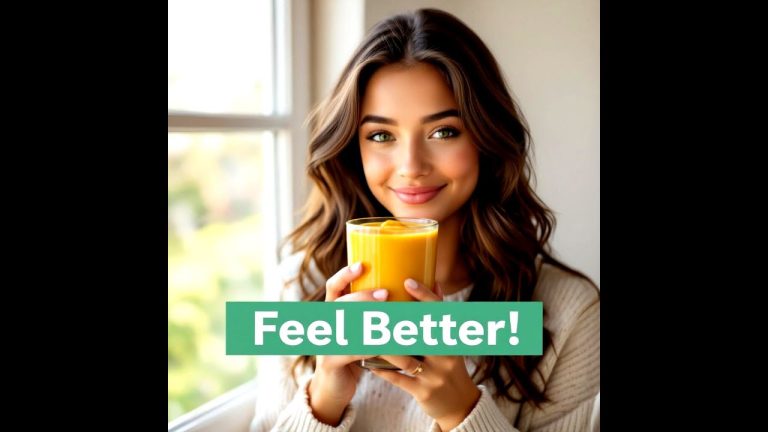 WAKE UP to a Pain Free Morning with THIS Turmeric Smoothie!