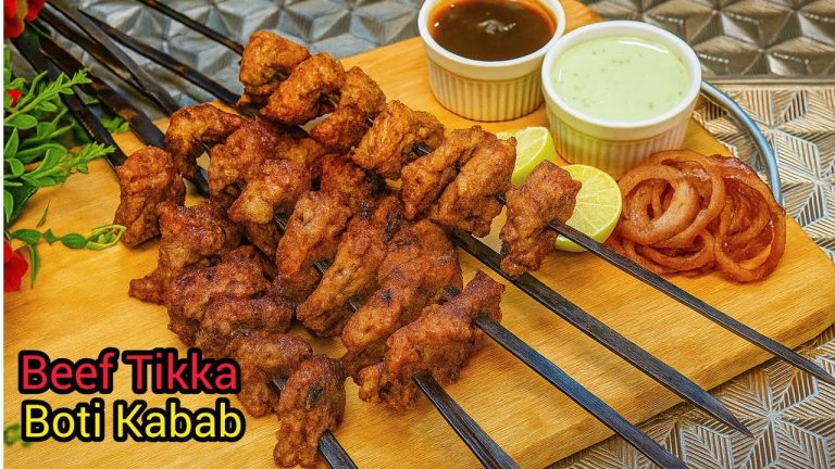 Beef Tikka Boti Recipe | Masala Tikka Boti | Restaurant Style Beef tikka Boti Kabab