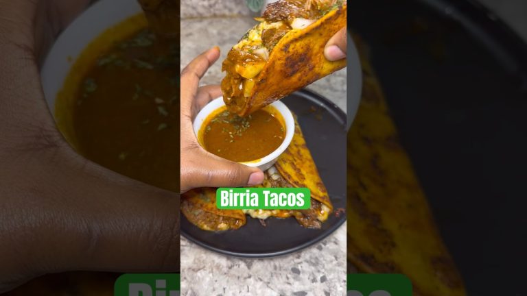 These Birria tacos deserve their own holiday 😮‍💨 #foodshorts #food #tacotuesday