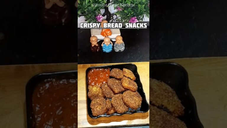 viral crispy bread snacks recipe 😁 #youtube #viralvideo #trendingshorts #bread #snacks