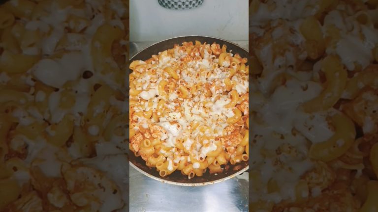 Cheesy Red Sauce Pasta #cooking#pasta#recipes