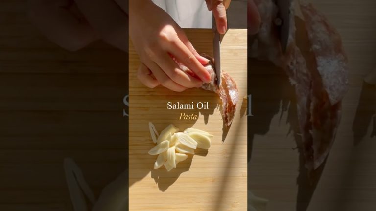 살라미 원팬 파스타 Salami Pasta #asmr #cooking #pasta #recipe #파스타 #레시피