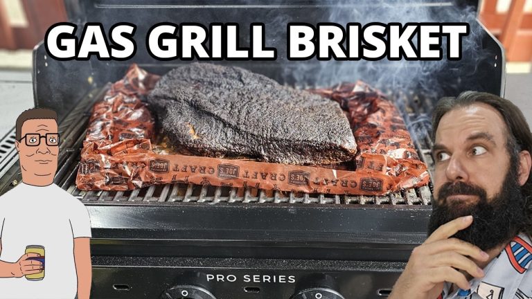 I Smoked PERFECT Texas Style BRISKET on a GAS GRILL