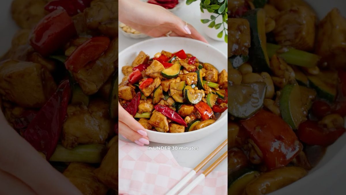 25 min Kung Pao Chicken 😍  #easyrecipe