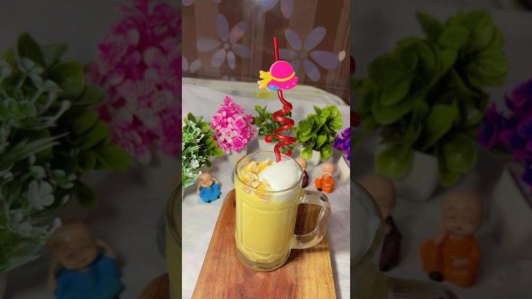 Summer Special Mango Shake at home! Must try once ! #shorts  #mango #shake
