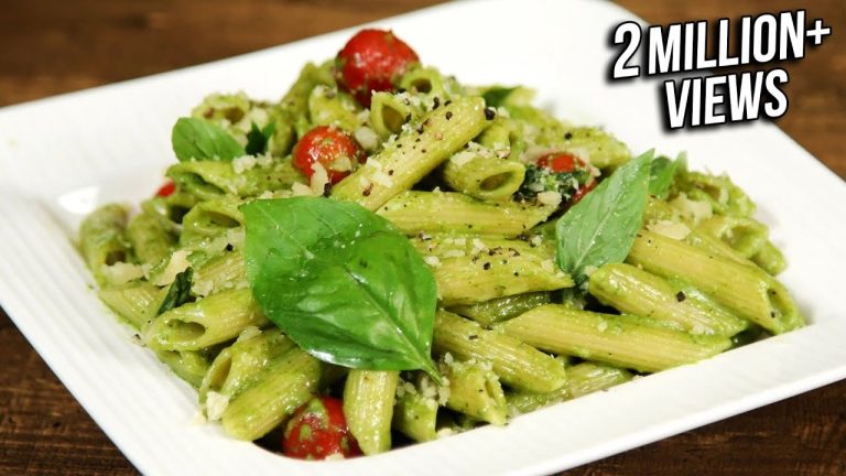 How To Make Pesto Pasta |  Penne Pasta With Pesto Sauce  | The Bombay Chef – Varun Inamdar