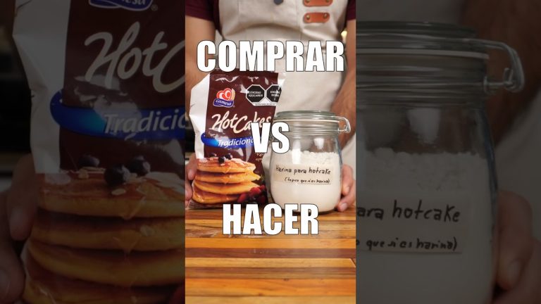Comprar o hacer: harina para hotcake