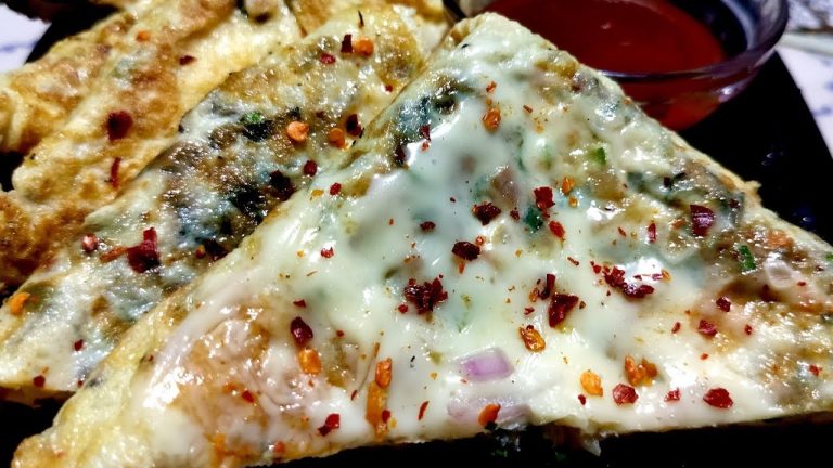 Easy Bread Cheese Omelette😋| Healthy Snack Recipes❤️| Less Oil Breakfast Recipe|Jhatpatkitchenecipes