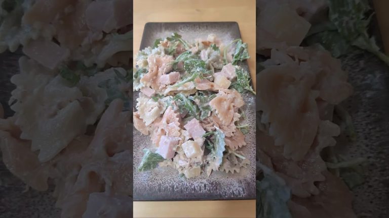 🥗Y ahora está sencilla ensalada de pasta con salsa de YOGUR, lista en tan solo 5 minutos 😋