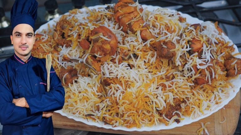 1 Kg Rice Chicken Tikka Biryani Recipe|Karachi Style Tikka Biryani|Chef M Afzal|