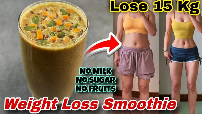No Fruit’s Smoothie for Weight Loss |Powerful Weight Loss Smoothie Recipe.Healthy Breakfast Smoothie