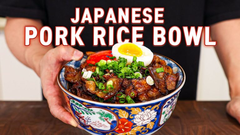20-Minute Japanese Pork BBQ Rice Bowl That Can Feed Your Whole Family! Butadon