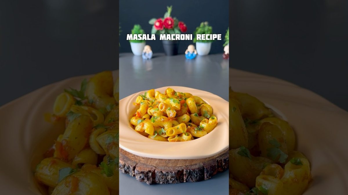Viral Masala Macroni Recipe #shorts #recipe #snacks #macroni
