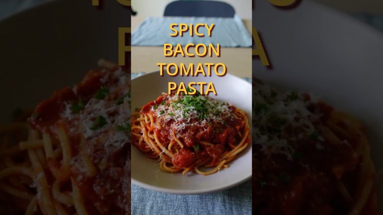 SPICY BACON TOMATO PASTA