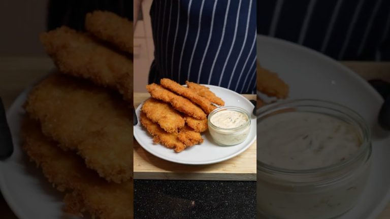 Panko Crusted Crispy Chicken Strips