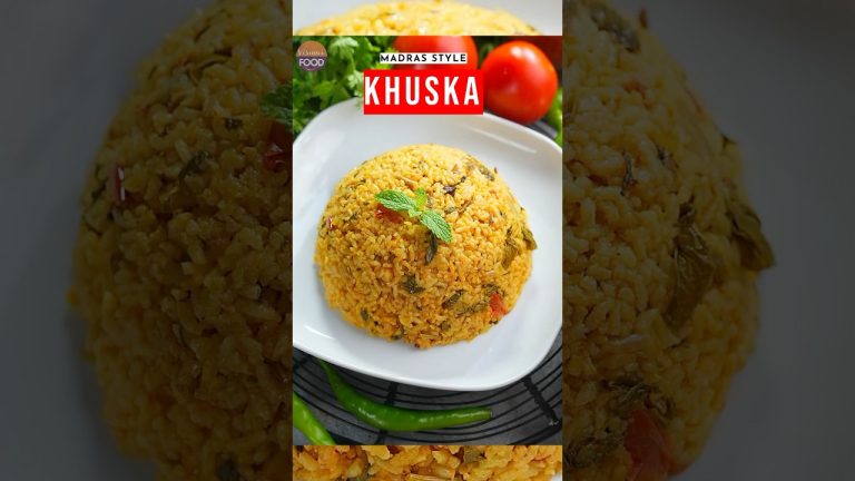 Madras Style Khuska Recipe !!