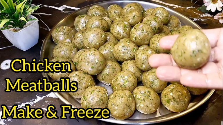 Chicken Meat Balls | Chicken Kofta Recipe | Make & Freeze | Easy Chicken Recipe For  Parties
