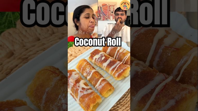 Bharti Singh Coconut Bread Roll Viral Recipe #shorts #bhartisingh #breadrolls