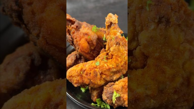 तळून उरलेल्या तेलाच मी करते काय | Crispy Fried Chicken | MadhurasRecipe