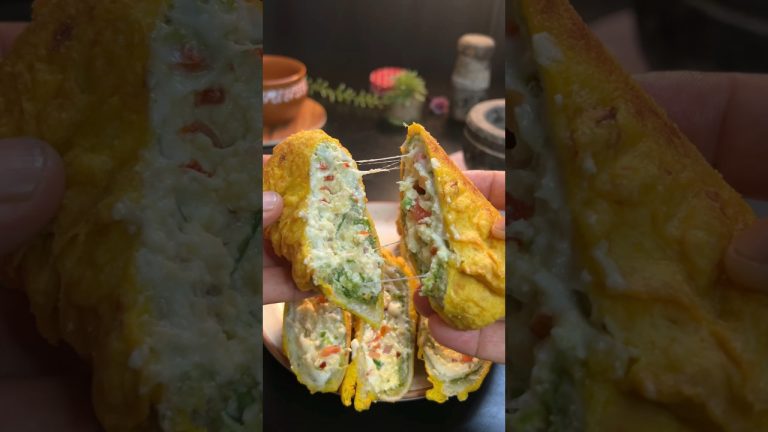 Bread Aur Paneer🍞 Ka Itna Tasty Nashta #snack #snacksrecipe #snackideas #nashta #nashtarecipe #food