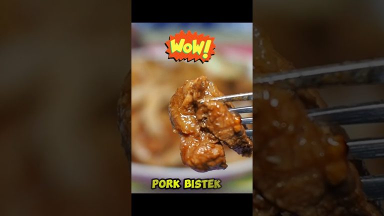 Secret to Malambot & Malinamnam Pork Bistek Revealed! 😲🔥 #shorts