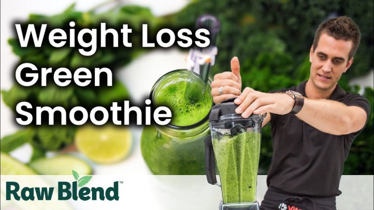 How to make a Weight Loss Green Smoothie in a Vitamix Blender | Recipe Video