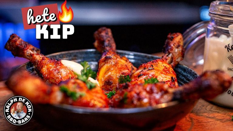De BESTE KIP drumsticks die ik ooit gemaakt heb! Hete kip met citroenmayonaise op de BBQ