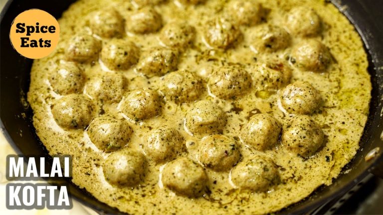 Chicken Malai Kofta Curry | Chicken Meatballs In Cream Sauce | Chicken Kofta Curry