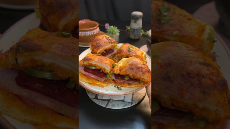 Masala Sandwich 🥪 PAV #snack #snackideas #sandwich #sandwichrecipe #snacksrecipe #sandwiches #food