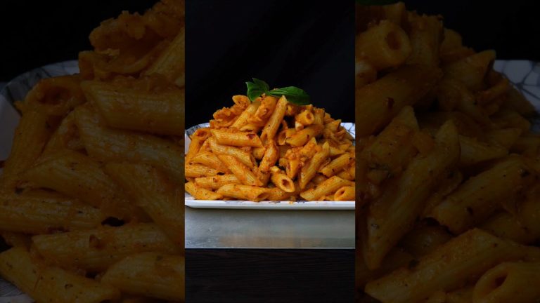 Pink Sause Pasta😋| Classic Tomato Pasta Recipe 🍝| #cooking #pasta #food #shorts