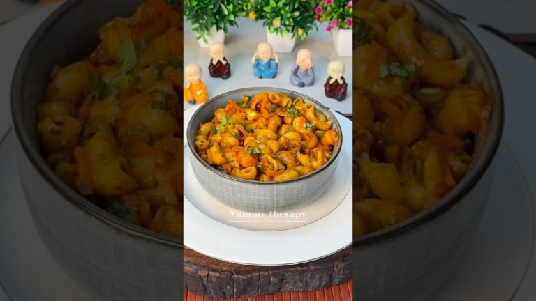 Viral Masala Macroni Recipe 😍😍 #shorts #shortsfeed @Yummy_therapy