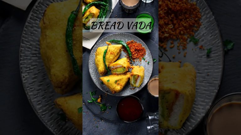 Bread Vada Recipe | Instant Bread Pakoda | Aloo Stuffing Bread Pakoda | Street Food | #shorts