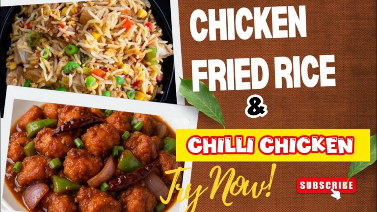 Chilli Chicken & Fried Rice Recipe | Easy Restaurant Style Combo at Home 🔥