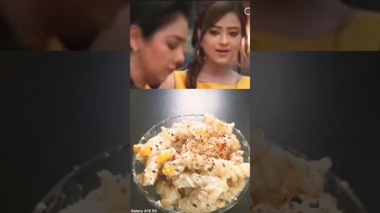 Anupama Serial Kavya Style White Sauce Pasta #whitesaucepasta #ItalianPasta #viral #Food #cooking