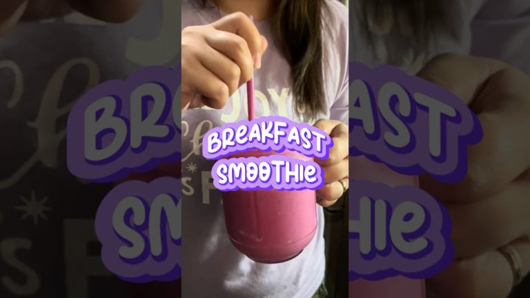 Breakfast Smoothie #youtubeshorts  #smoothierecipes #foodshorts