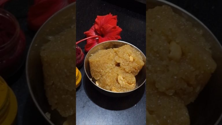 Prasadam recipe #sweet recipe #sweet #godhuma ravva recipe #food#cooking #shorts #like #subscribe