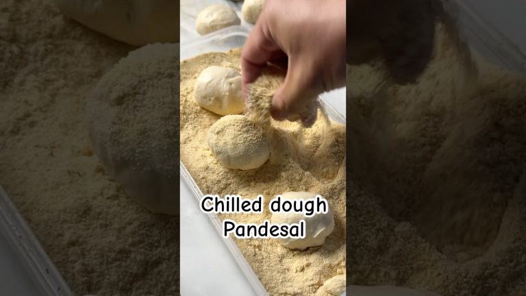 Pandesal  Using chilled dough #pandesal #breadroll  #shorts