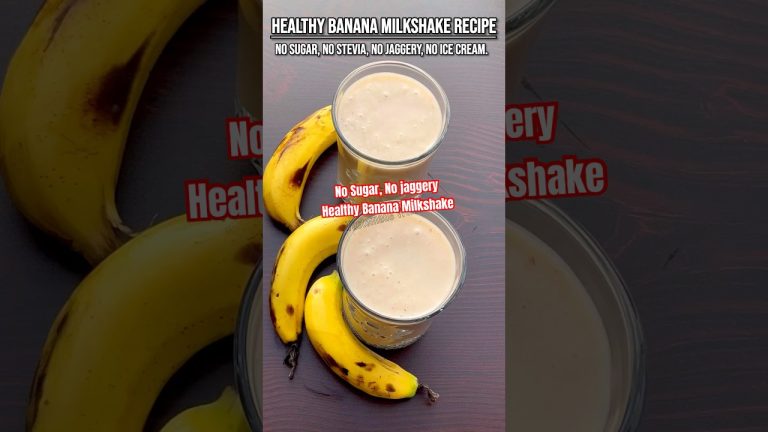 Easy Healthy Banana Smoothie Recipe #tastemadeworld #shorts #milkshake #bananamilkshake #trending