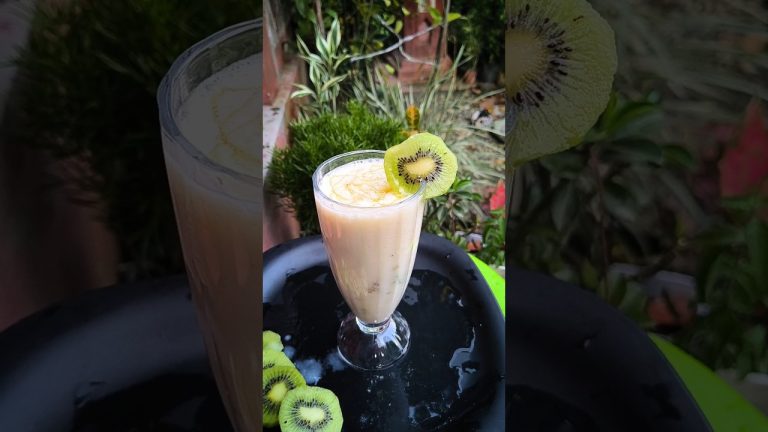 Healthy Kiwi Banana Smoothie Recipe at Home | Healthy Kiwi Smoothie | #kiwismoothie #healthysmoothie