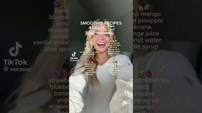 smoothie recipes 4 uuu!!💐📸 #goviral #preppy #tips #advice #smoothies #summer #grwm #fyp #xyzbca