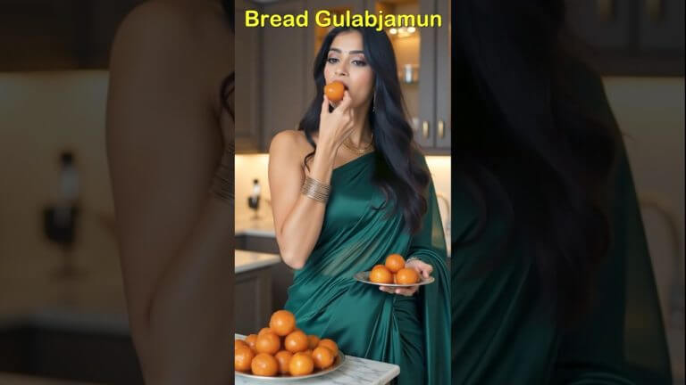 Trending Bread Gulab Jamun Recipe #gulabjamun #recipe #shorts