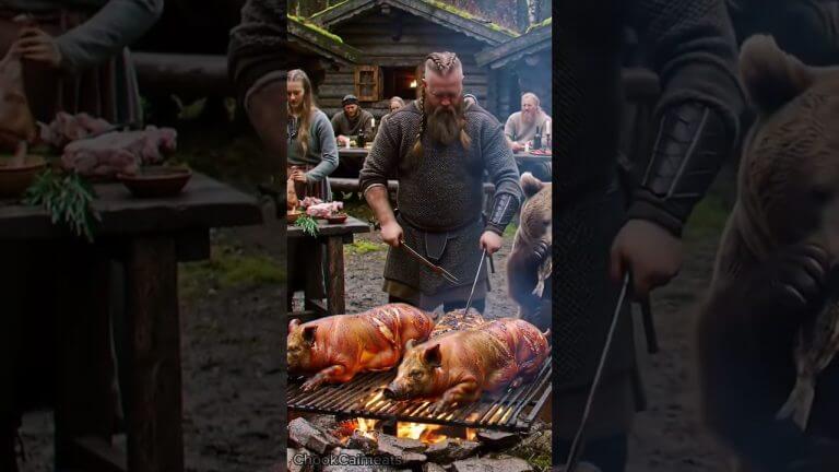 Primal Hog Fire Feast with Tribe! #campfirecooking