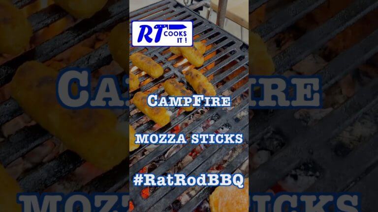 I Cooked Frozen Mozzarella Sticks on My Rat Rod BBQ