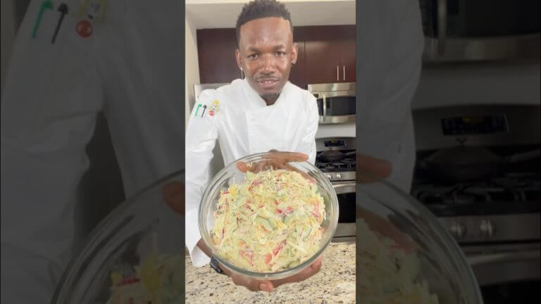 🥗 Creamy Jamaican Coleslaw Recipe 🇯🇲🔥 | Easy, Flavor-Packed Side Dish!